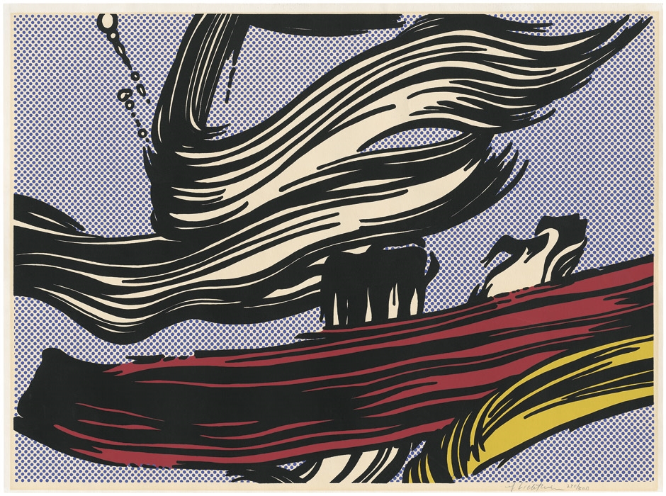Brushstrokes by Roy Lichtenstein, 1967