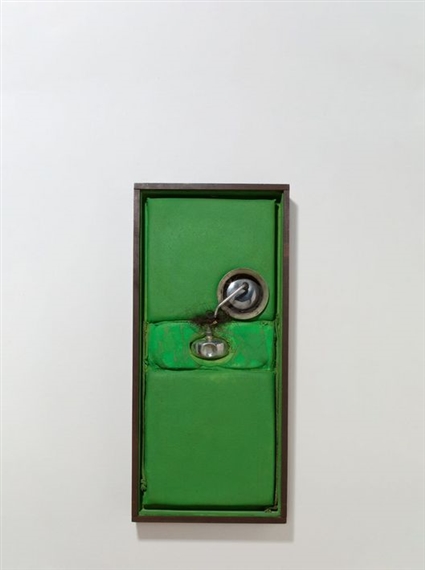 Tele-Landschaft mit Objekt by Karl Fred Dahmen, 1969