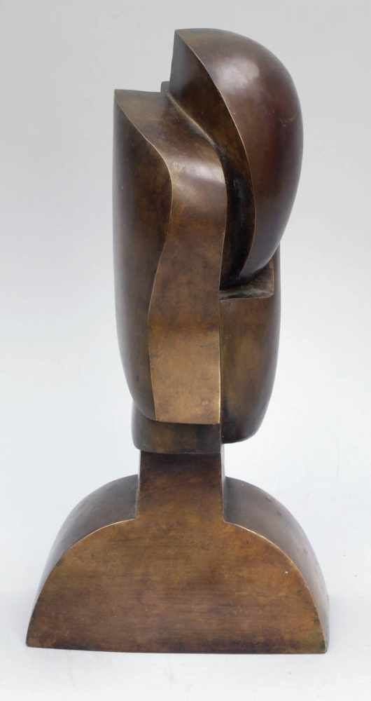 Artwork by Alexej Iljitsch Baschlakow, Kopf, Made of bronze with patina