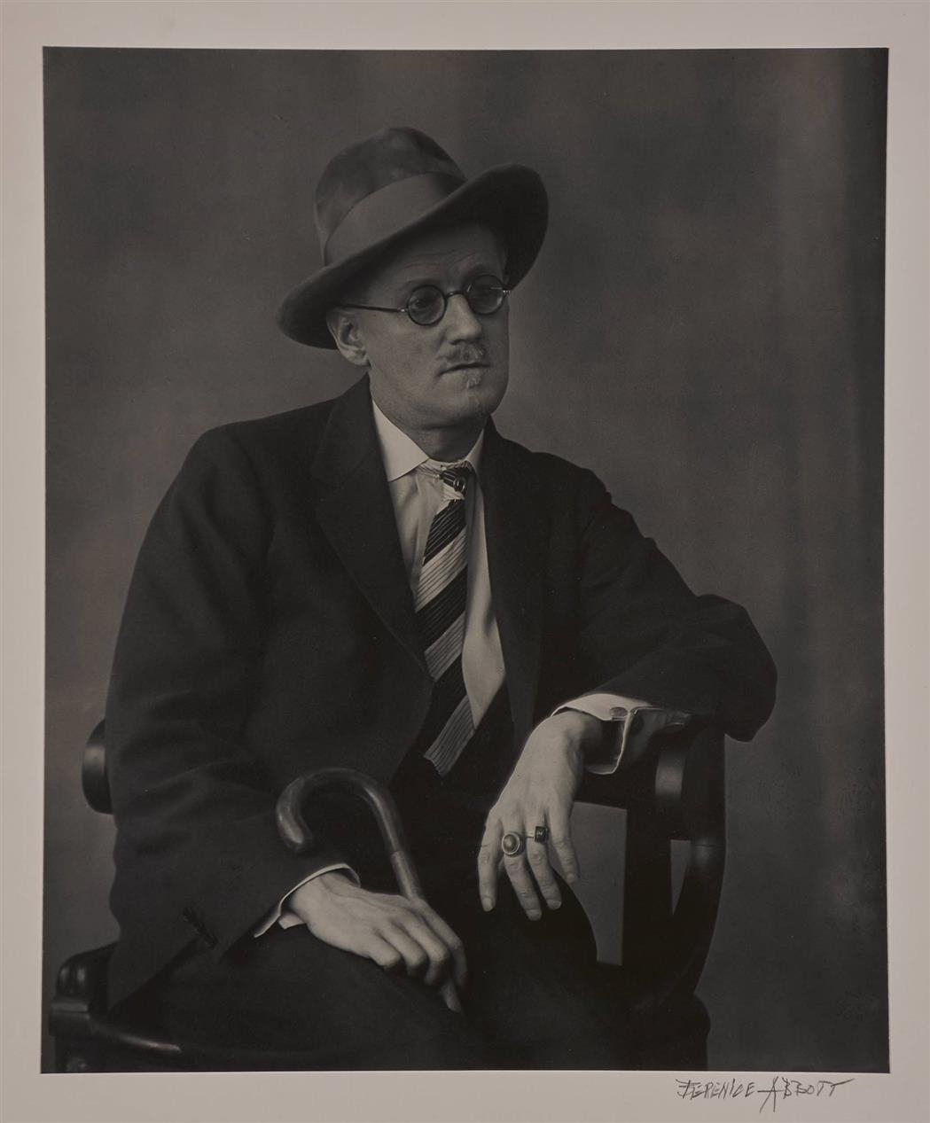 Berenice Abbott | James Joyce (1928) | MutualArt