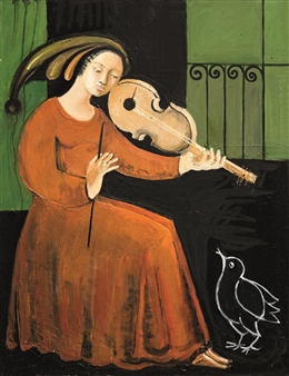 A girl with a violin - Laura Avetisyan