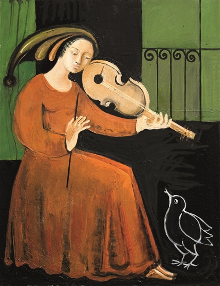 A girl with a violin - Laura Avetisyan