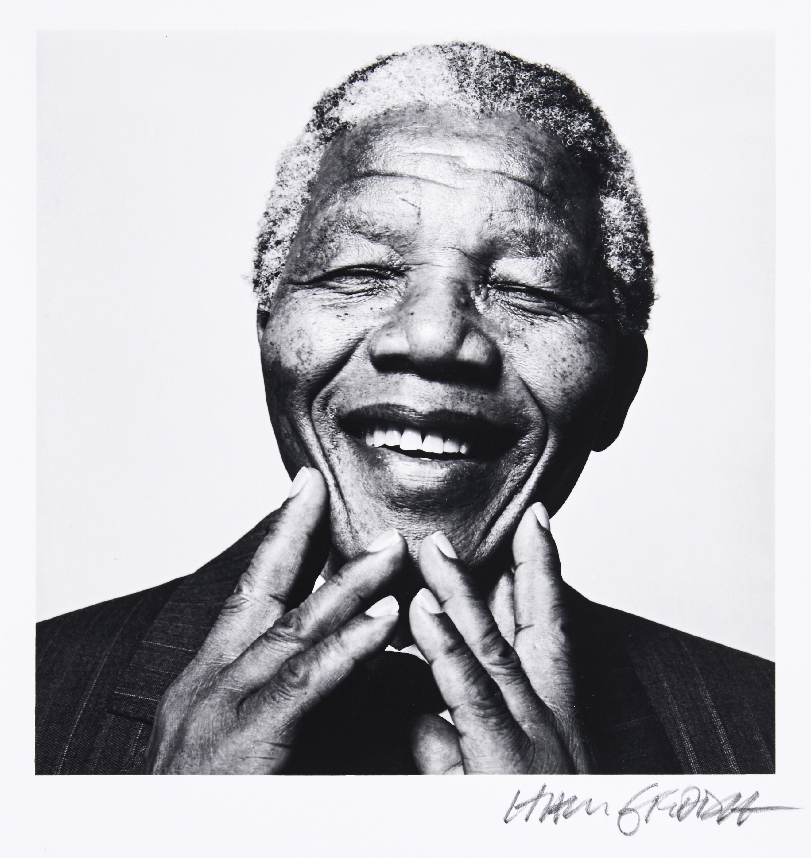 Nelson Mandela by Hans Gedda