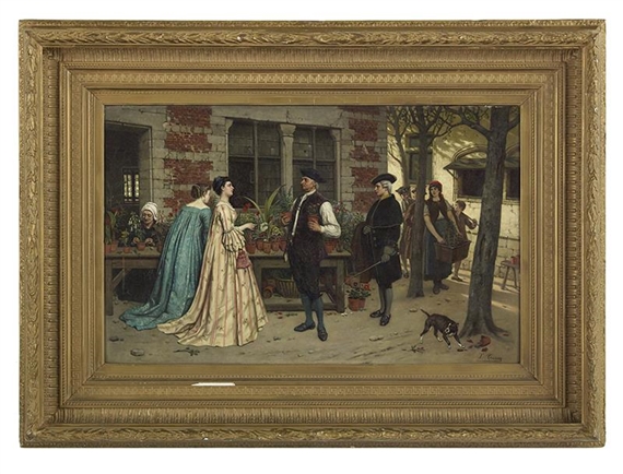 The Flower Seller by Theodore Ceriez