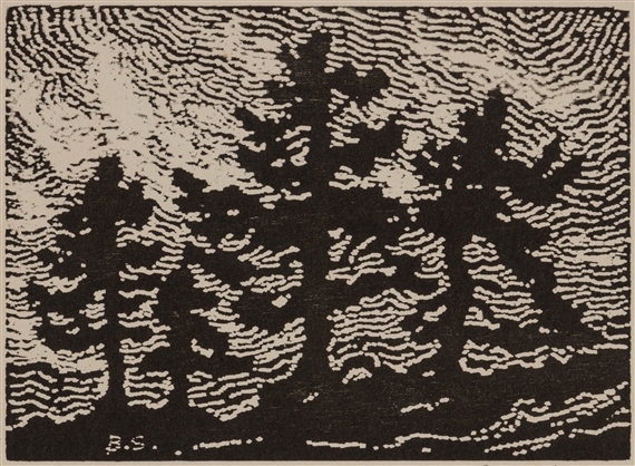 Evening Glow by Birger Sandzén, 1921