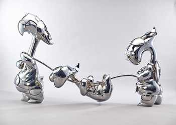 Artwork by Xia Hang, Laid Off, Made of Stainless steel