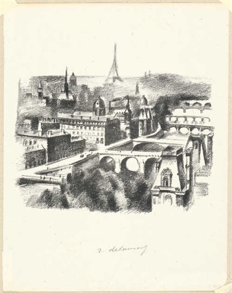 La Seine et la Tour by Robert Delaunay, 1926