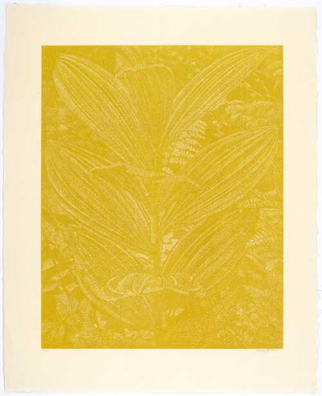 Gelber Enzian (gelb) by Franz Gertsch, 2003