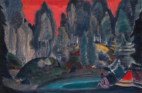 The Snow Maiden (Stage Design) by Nicholas Roerich