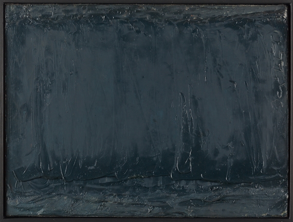 Schwarze Komposition Nr. 56 by Hermann Bartels, 1960