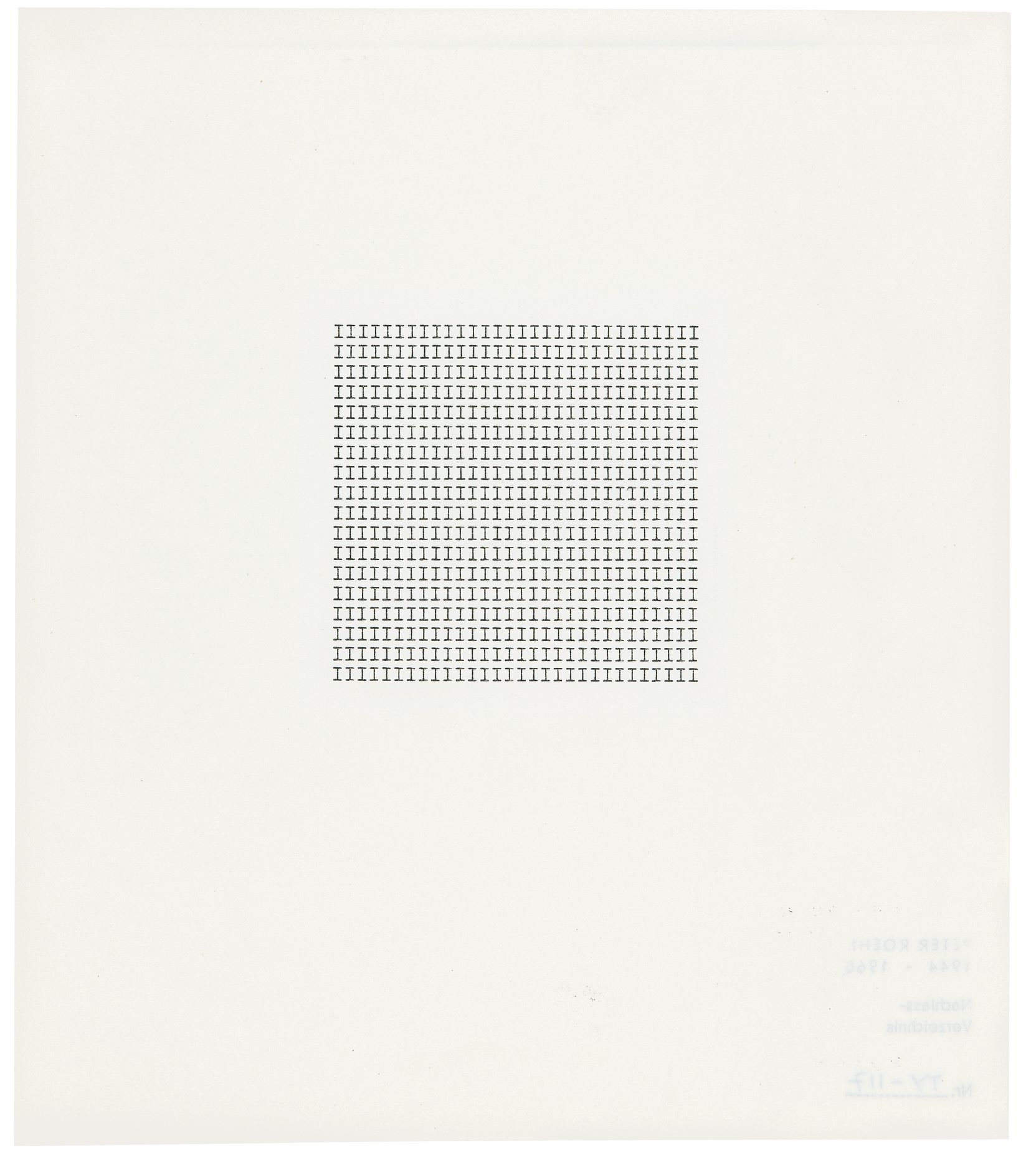 Peter Roehr | Ohne Titel (Circa 1965) | MutualArt
