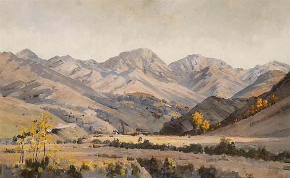 South Island Landscape by Allan Crombie