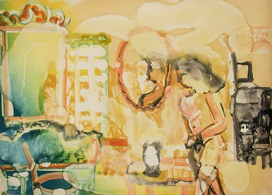 Bearden Romare Storyville Woman S Figure Circa 1975
