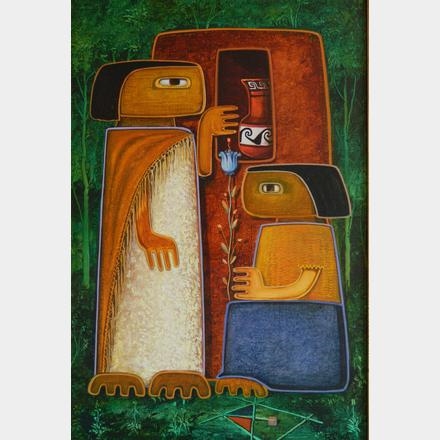 Raúl Conti | Two Figures (1976) | MutualArt