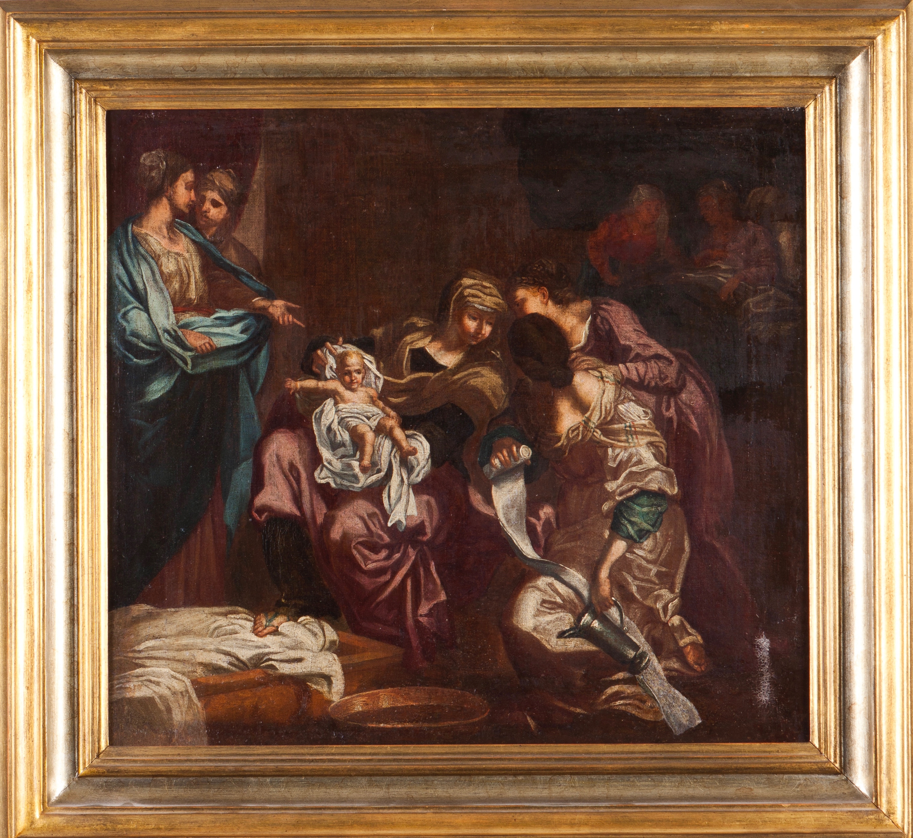 Nativity of Our Lady by Portuguese School, 18th Century, 18th-19th century