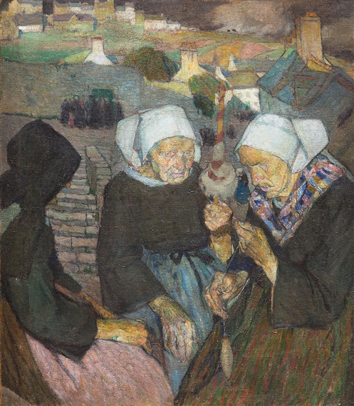 BRETONKI / MACIERZYŃSTWO by Maria-Mela Muter, 1907