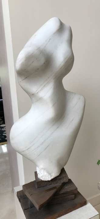 Artwork by Leon Saulter, Untitled, Made of Marble Torso Sculpture