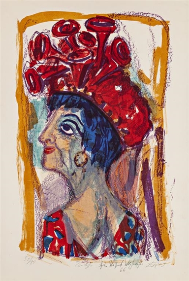 Contessa by Otto Dix, 1962