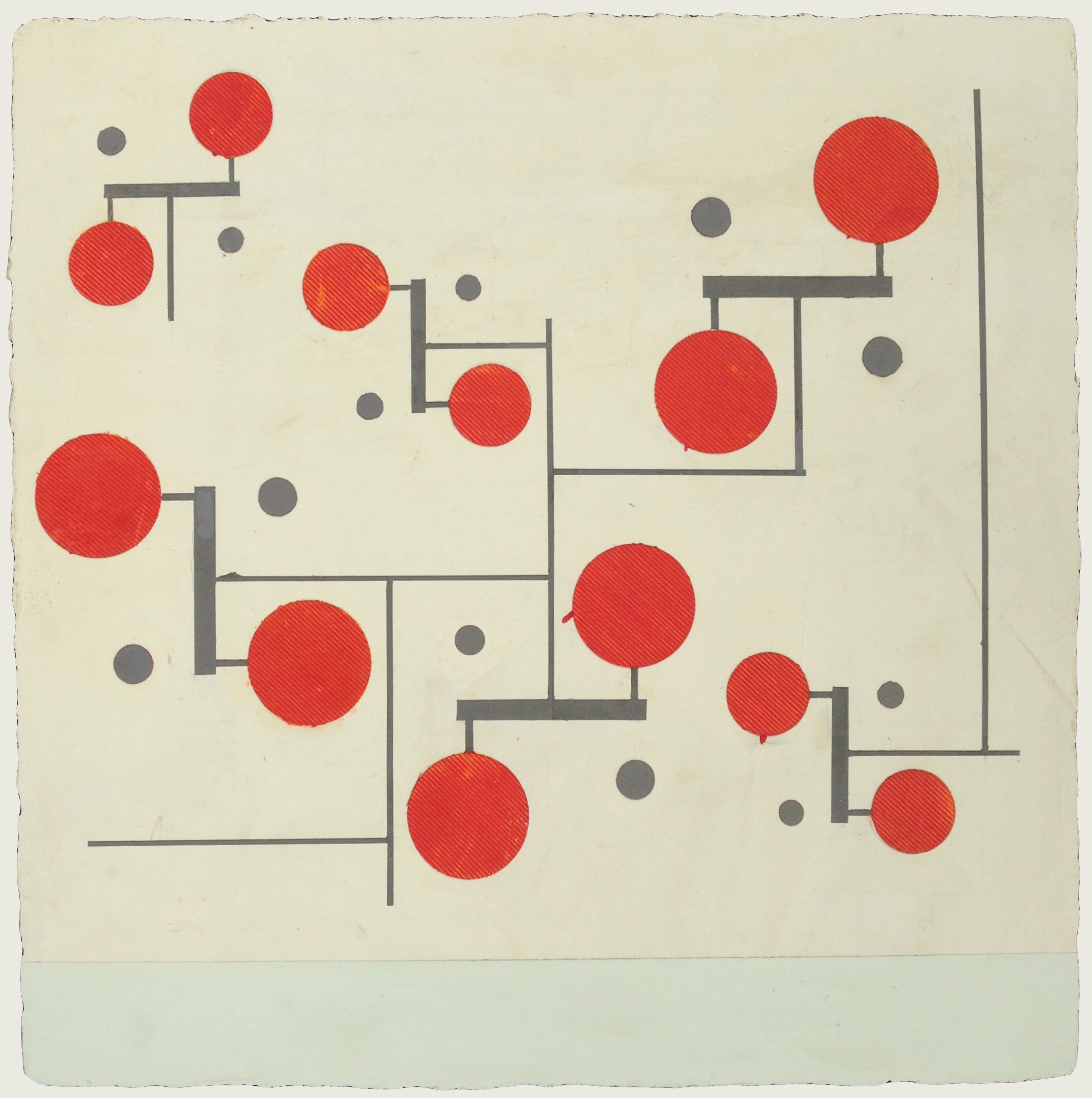 Artwork by Elise Ferguson, New Noise, Made of Pigmented plaster on mdf