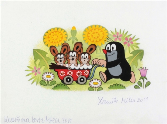 Mole with a stroller by Kateřina Miler, 2011
