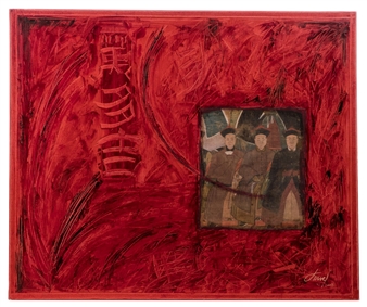 China composition red - M. Vandergeeten