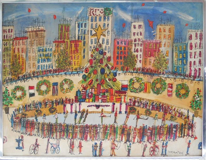 Susan Pear Meisel | Rockefeller Center Christmas Skate | MutualArt