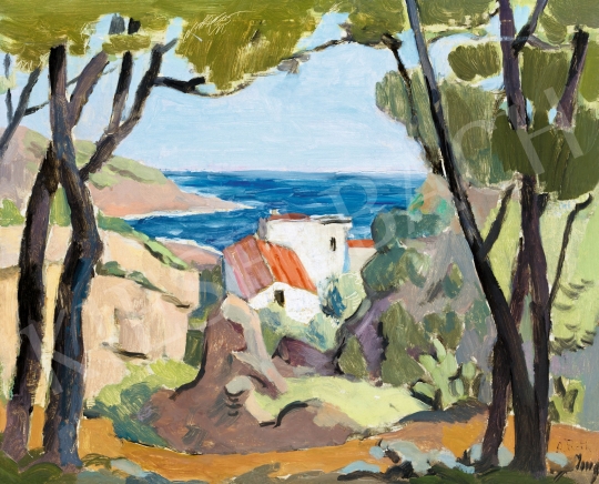 French Beach (Cote d' Azur) by Alfred Reth