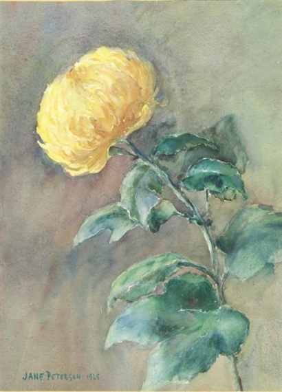Jane Peterson | Flower in a Vase (1925) | MutualArt
