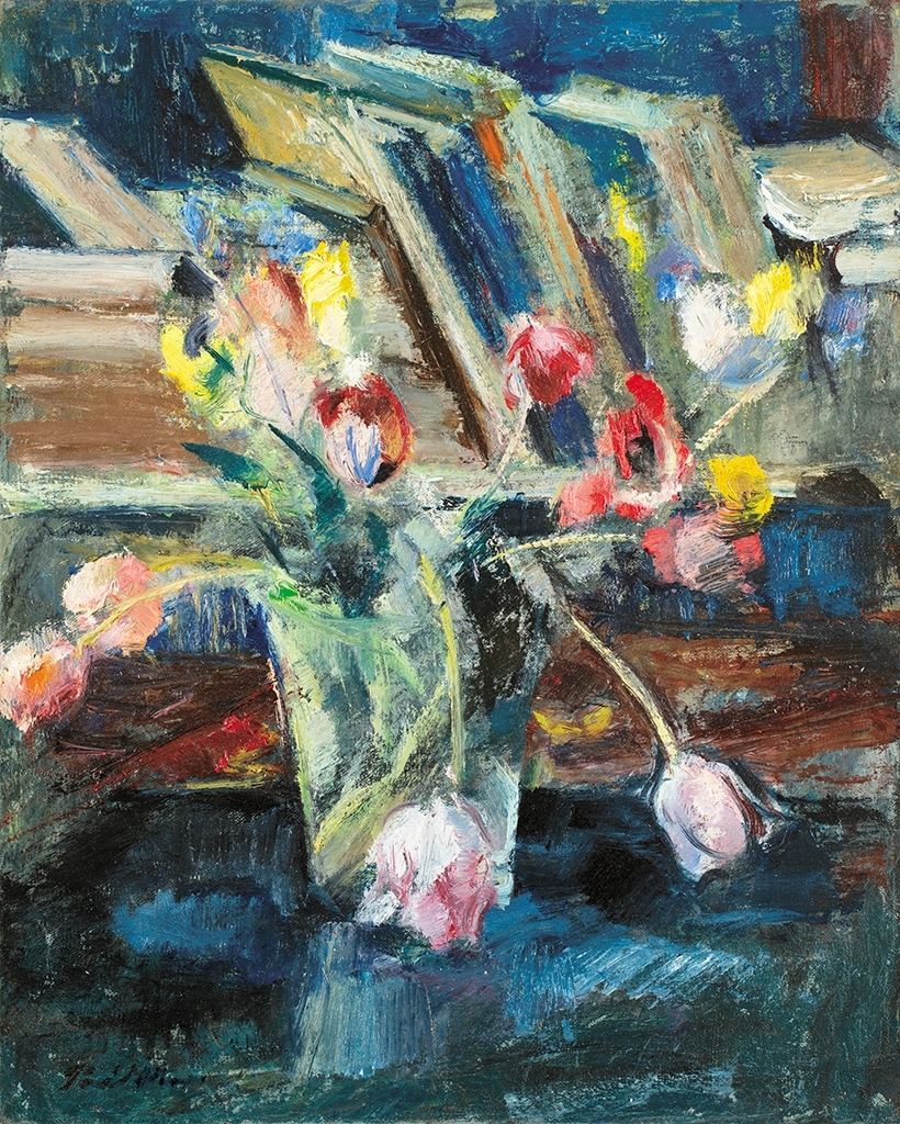 Paál Albert | Still life with Tulips | MutualArt