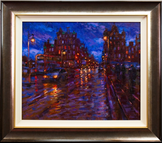 AN EDINBURGH EVENING by John Mackie