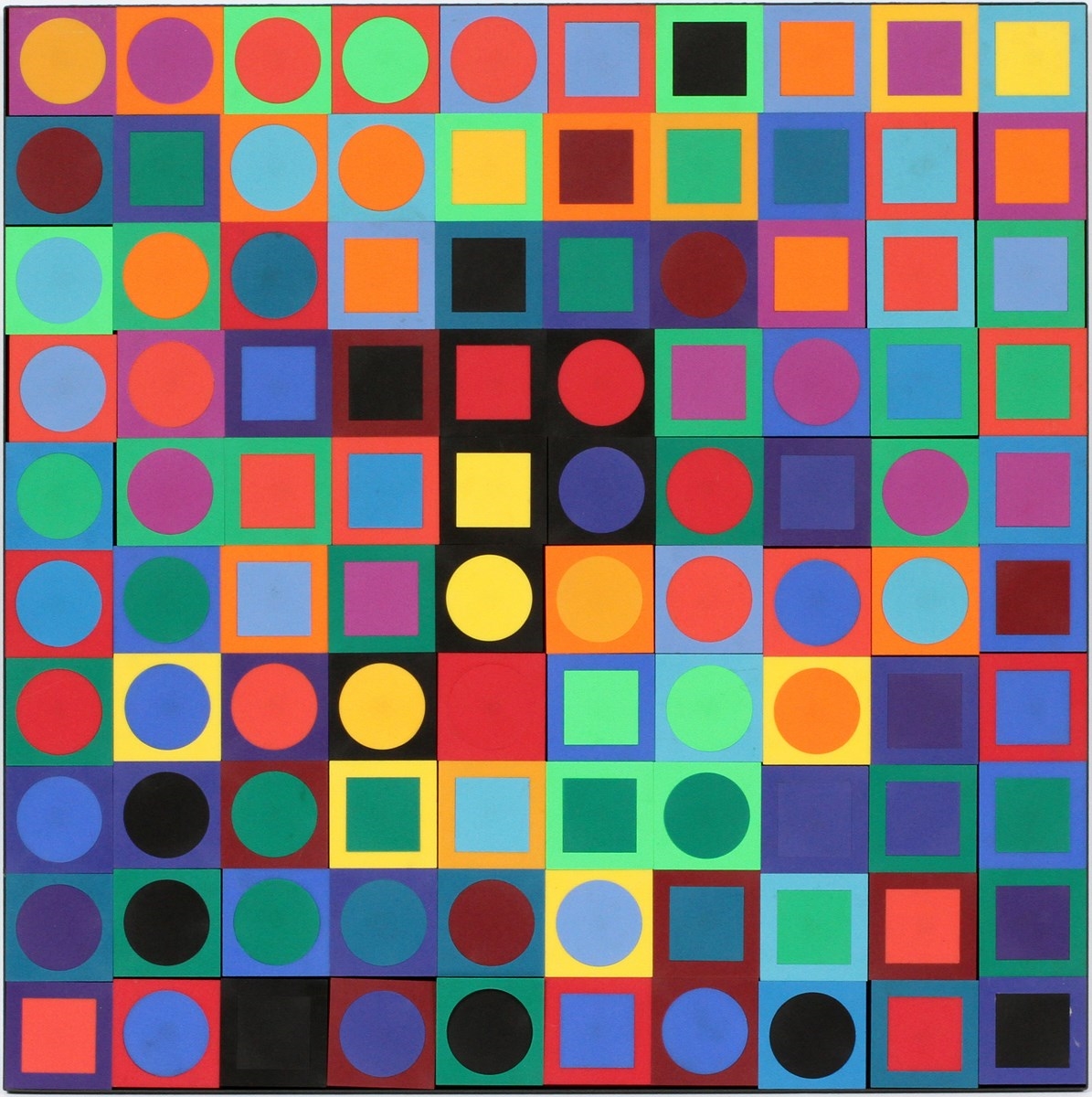 Victor Vasarely FOLKLORE PARTICIPATIONS NO. 1
