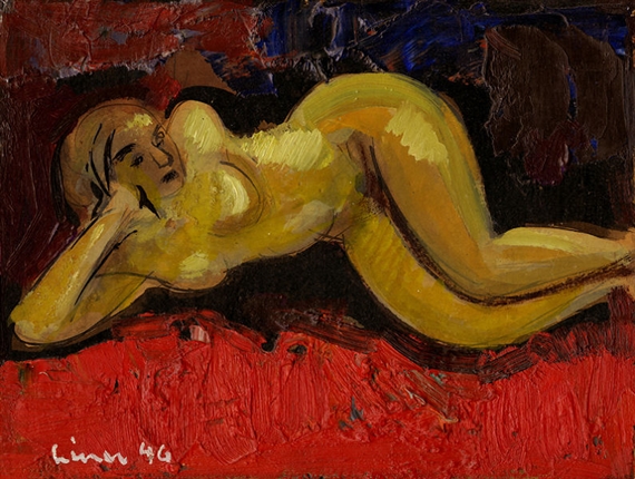 Liegender weiblicher Akt