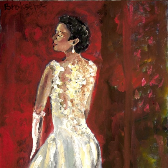 White Dress at the Seamstress by Anke Brokstra