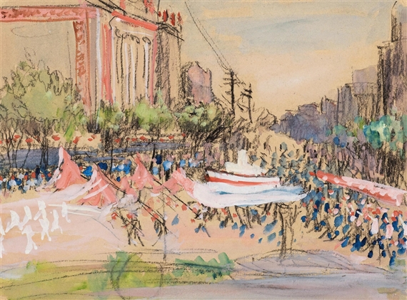 National Day Parade by Qin Xuanfu