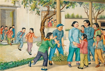 Sending Vegetables to School - Zhu Meicun