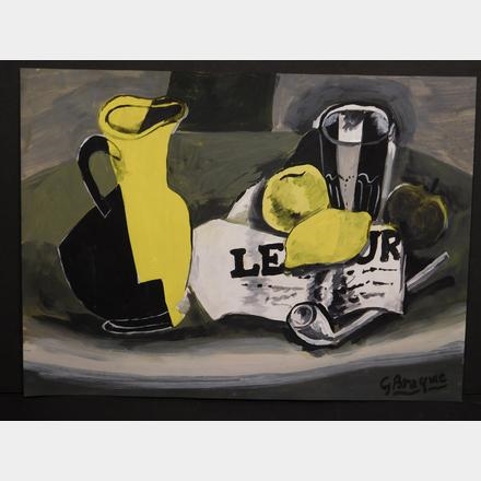 Georges Braque | Study for Pichet et Journal | MutualArt