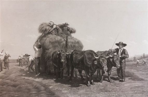 Haymaking by Rosa Bonheur, 1878