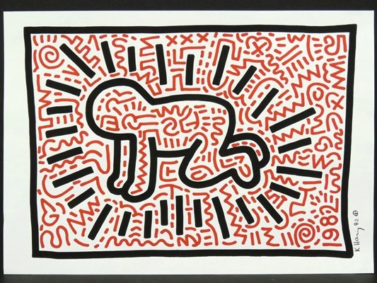 Untitled by Keith Haring, 1982