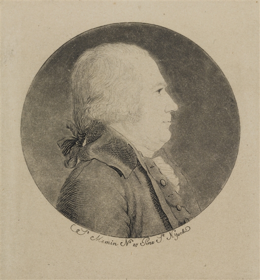 ENGRAVED PROFILE PORTRAIT OF A GENTLEMAN
