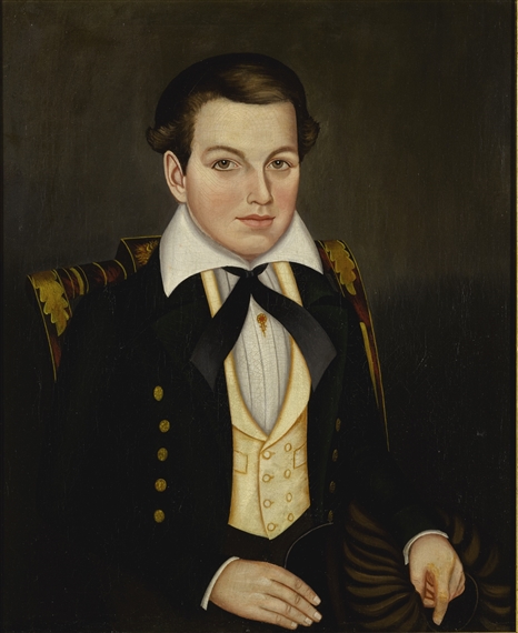 PORTRAIT OF EDWIN WILLIAM FREESE (1823-1915) by Milton W. Hopkins, 1835