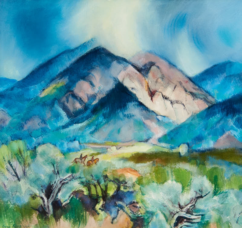 Alice Gene Kloss Shower on Arroyo Seco Dome MutualArt