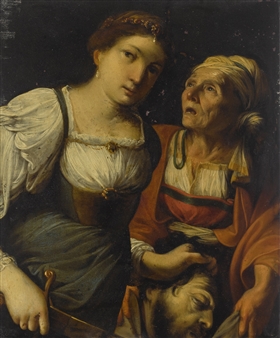 JUDITH WITH THE HEAD OF HOLOFERNES - Carlo Saraceni