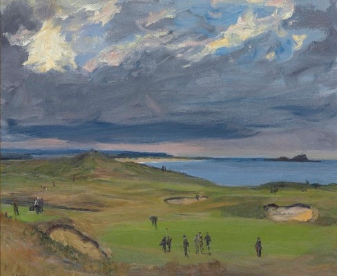 The Golf Links, North Berwick by John Lavery, 1919