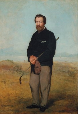 A Gentleman Golfer by George Aikman, 1886