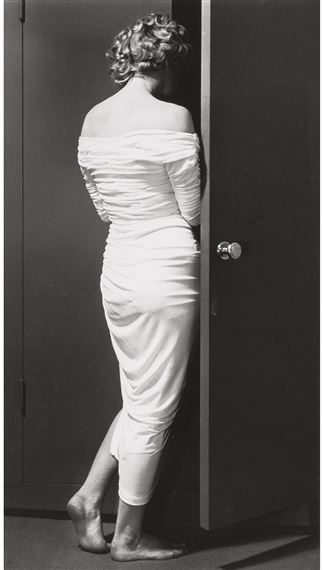 Philippe Halsman | Marilyn Monroe Entering the Closet | MutualArt