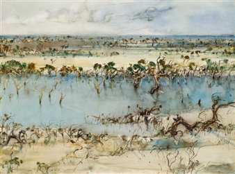 River in the Flood - William Boissevain