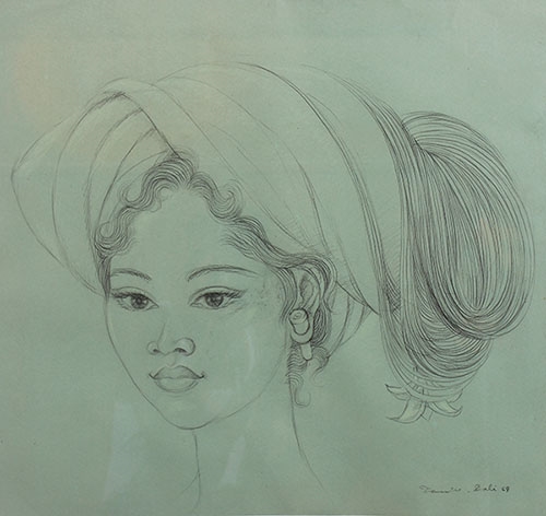 Gadis Bali II by Setyoko Hadi Sutanto, 1969