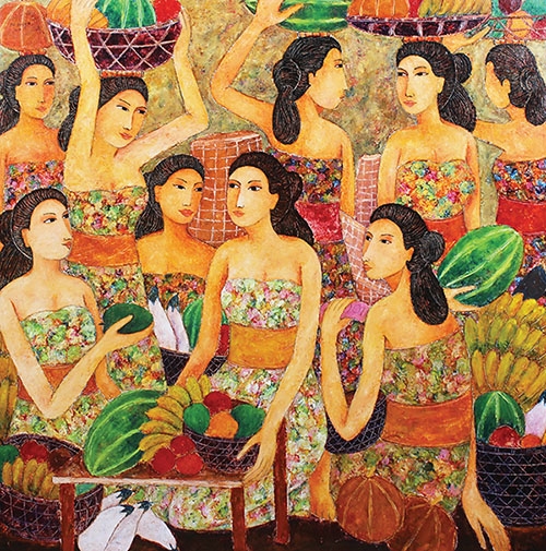 Pasar Buah by Made Suraja, 2015