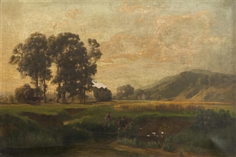 A Pair of Landscapes - Bertha von Trott