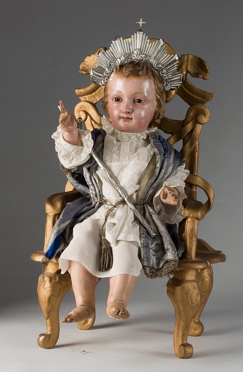 Spanish School, 19th Century | Niño Jesús Entronizado o Rey de Reyes ...